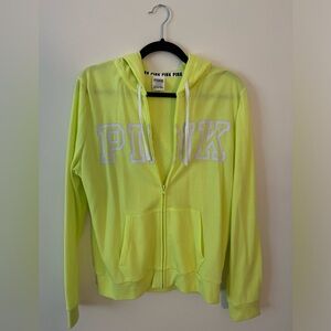 BNWOT VS PINK zip up sweatshirt